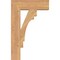 Ekena Millwork Merced Block Smooth Bracket, Western Red Cedar, 3 1/2"W x 14"D x 22"H BKT04X14X22MRC05SWR - alternate 2